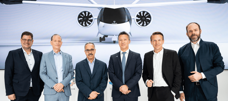 Volocopter sammelt EUR 182 Millionen im zweiten Signing der Serie E ein