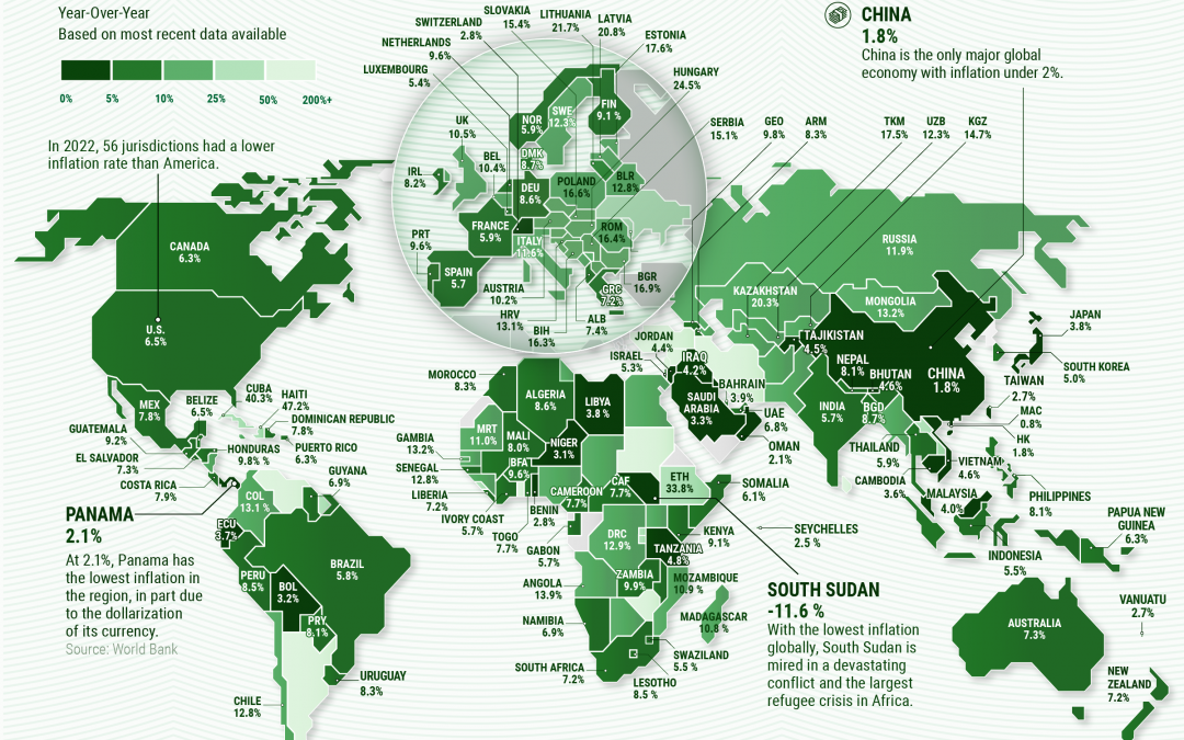REAL ASSETSWhich Countries Have the Lowest Inflation?