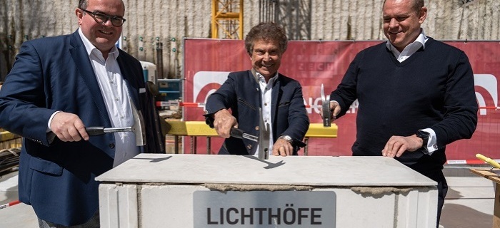 Grundsteinlegung für Apple-Standort in München