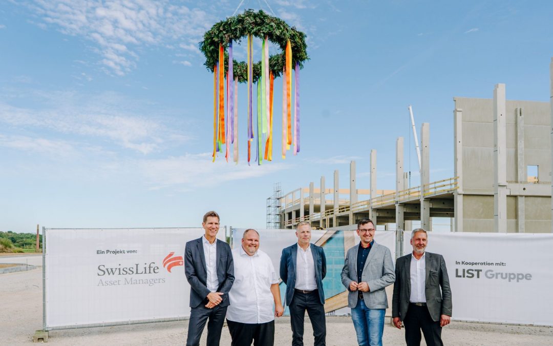 Swiss Life Asset Managers feiert Richtfest des 22.500 m² großen Logistikzentrum in Ponitz