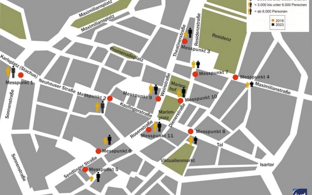 Münchner City zeigt sich auch dank wieder sehr starker Tourismuszahlen äußerst belebt