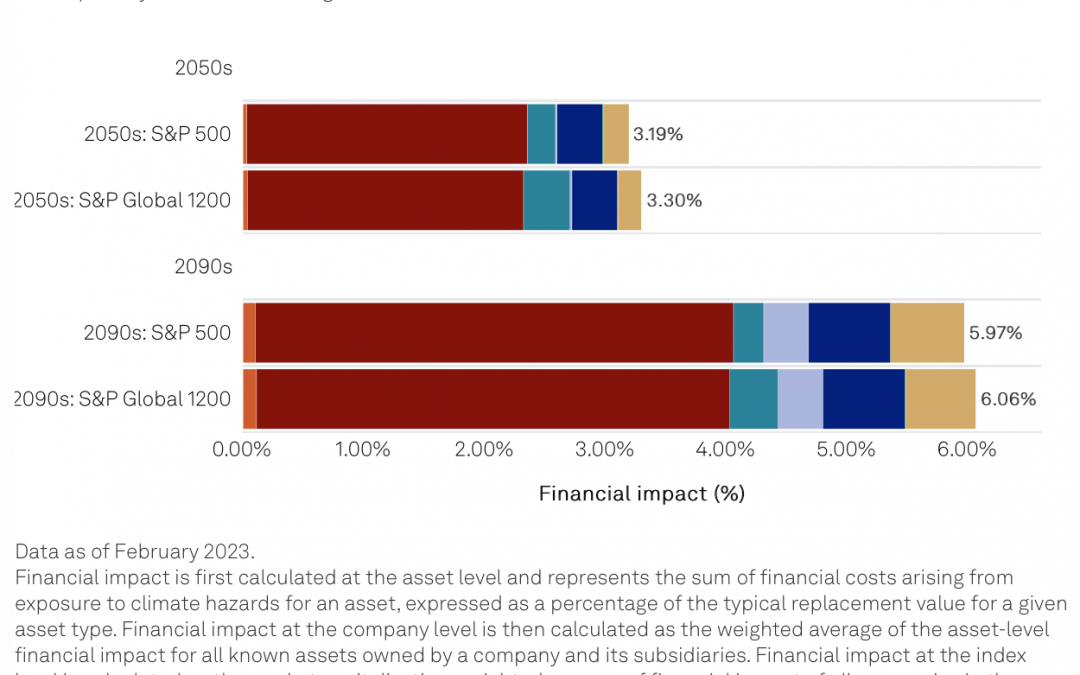 Quantifying the financial costs of climate change physical risks for companies