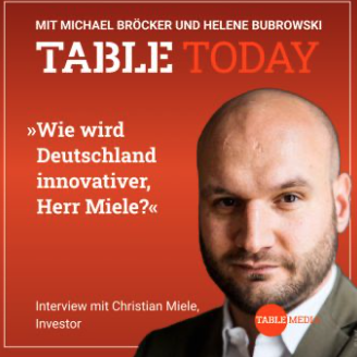 Wie wird Deutschland innovativer, Herr Miele?