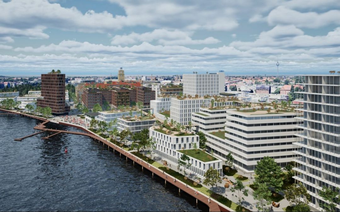 Büro: DIEAG startet geschlossenen Architekturwettbewerb für die drei markanten Hochpunkte am BE-U I Behrens-Ufer