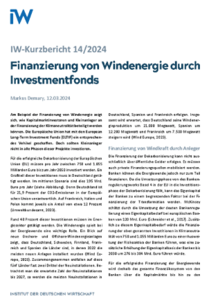 Finanzierung von Windenergie durch Investmentfonds