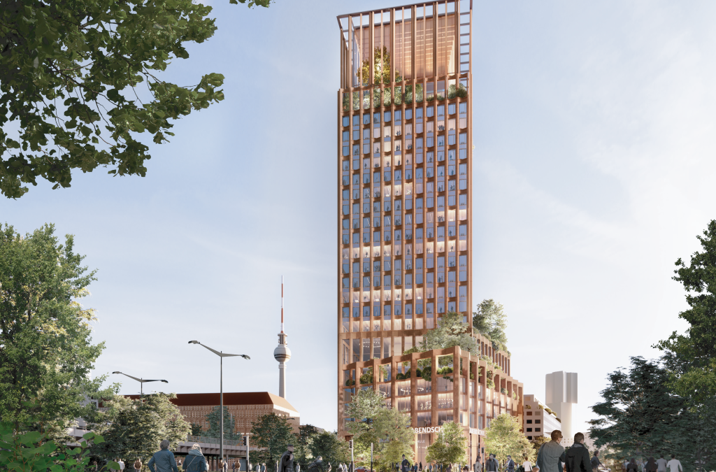 Büro: Central Tower Berlin: Fachjury empfiehlt zwei Entwürfe für ein neues Hochhaus an der Jannowitzbrücke zur weiteren Bearbeitung