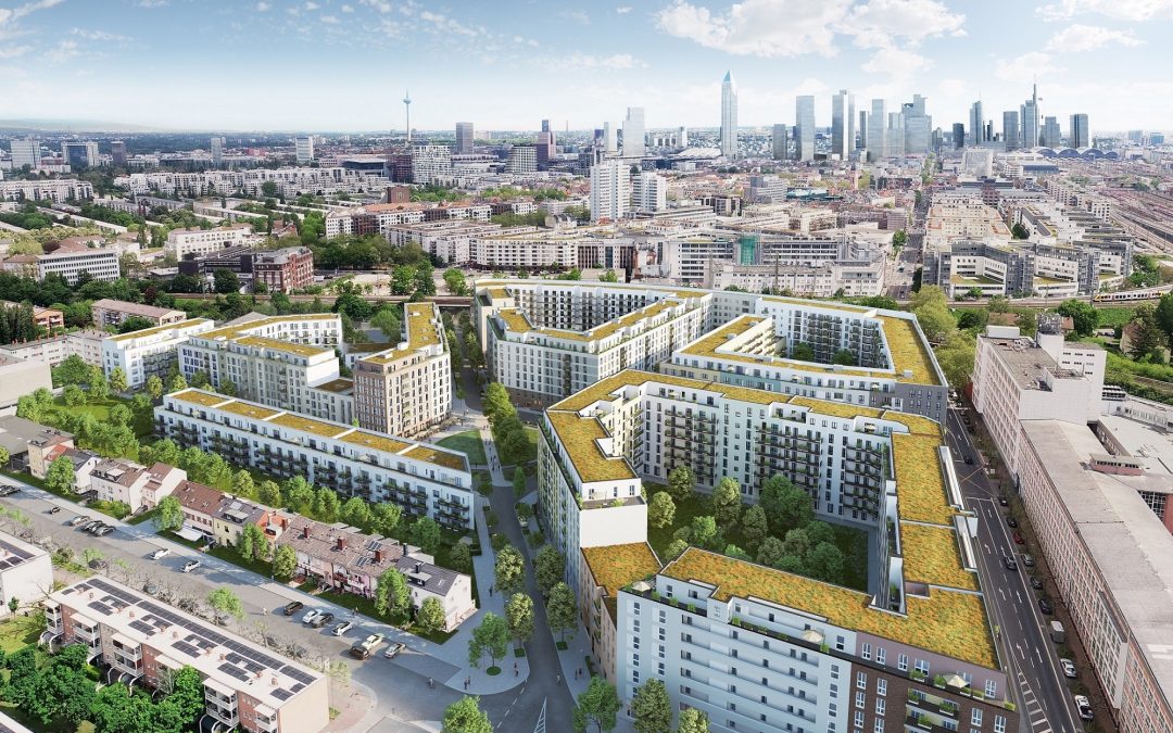Wohnen: Richtfest für 328 Wohnungen im Quartier „FRANKY“ im Frankfurter Gallus