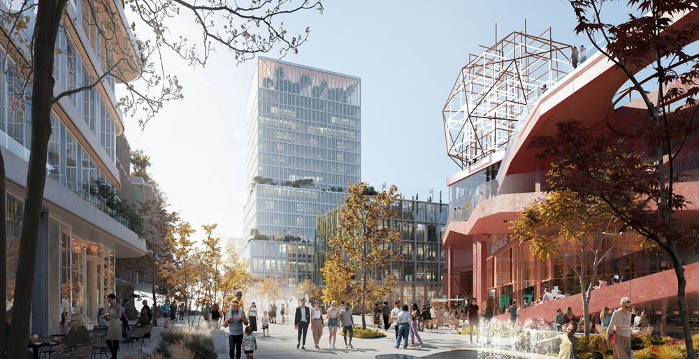 Vom „Sugar Mountain“ zum „Sugar Valley“ – Münchens neues Stadtquartier gibt erste architektonische Einblicke