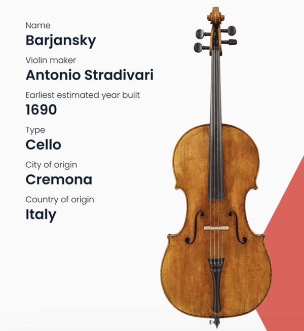 Stradivaris Cello „Barjansky“ tokenisiert