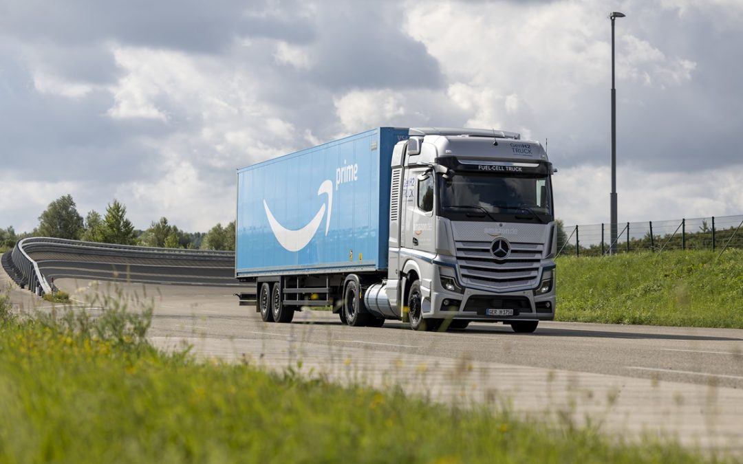 Amazon, Air Products Launch Initial Trials of New Mercedes-Benz Hydrogen Powered Fuel Cell Trucks