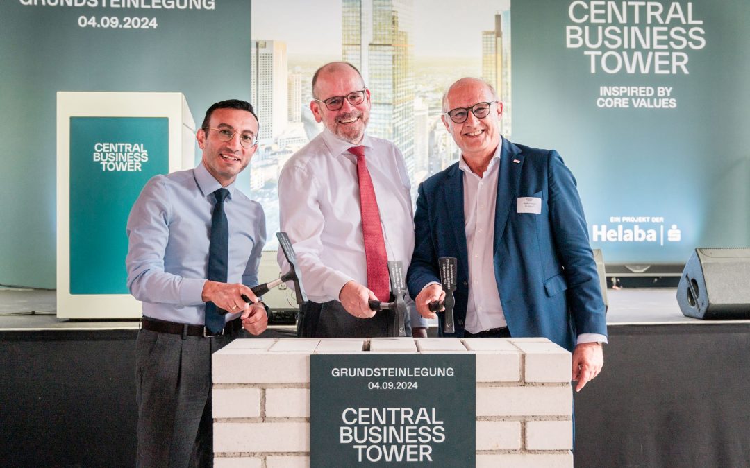 Büro: Helaba feiert Meilenstein beim Central Business Tower in Frankfurt