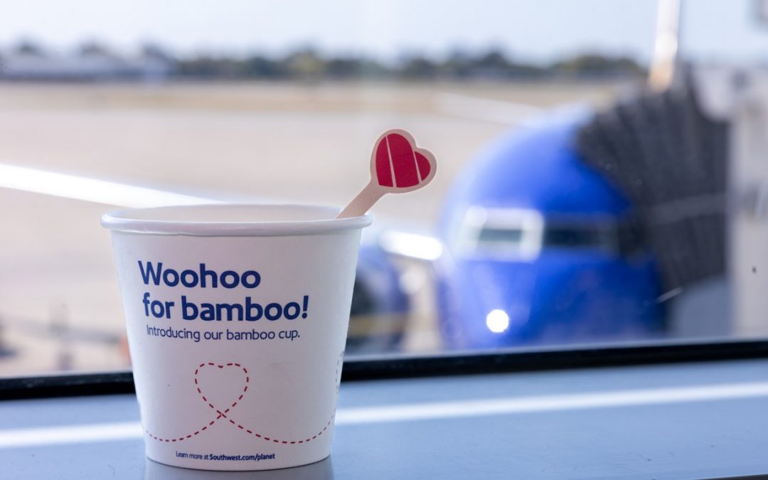 Southwest Airlines Eliminates 1.5 Million Pounds of Single-Use Plastic from Flights
