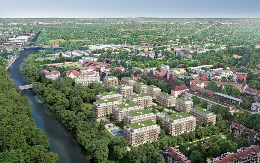 Wohnen: Greenpark Berlin: Bauwens, Greystar, Berlinovo und Goldbeck feiern Richtfest für 860 Wohnungen