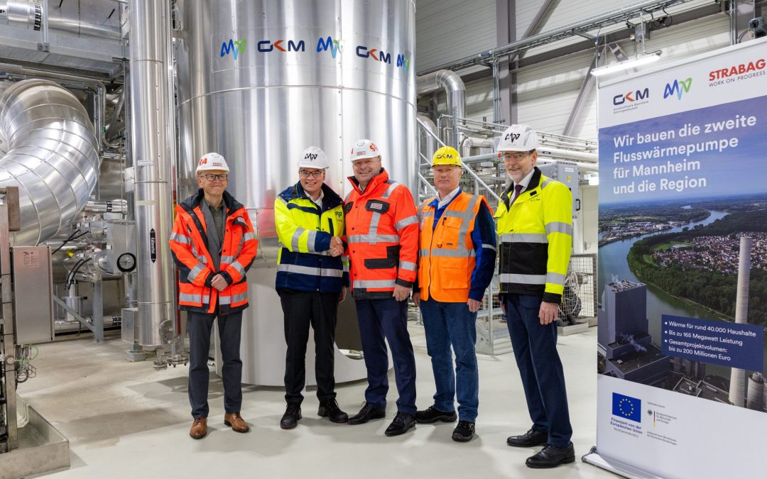 Größte Wärmepumpe der Welt entsteht in Mannheim