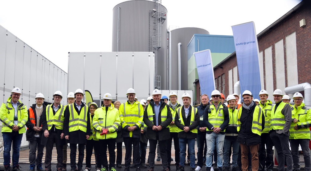 6.000 Tonnen CO2-Einsparung jährlich: GETEC und SMS group nehmen eine der größten Luft-Wasser-Wärmepumpenanlagen Deutschlands in Betrieb