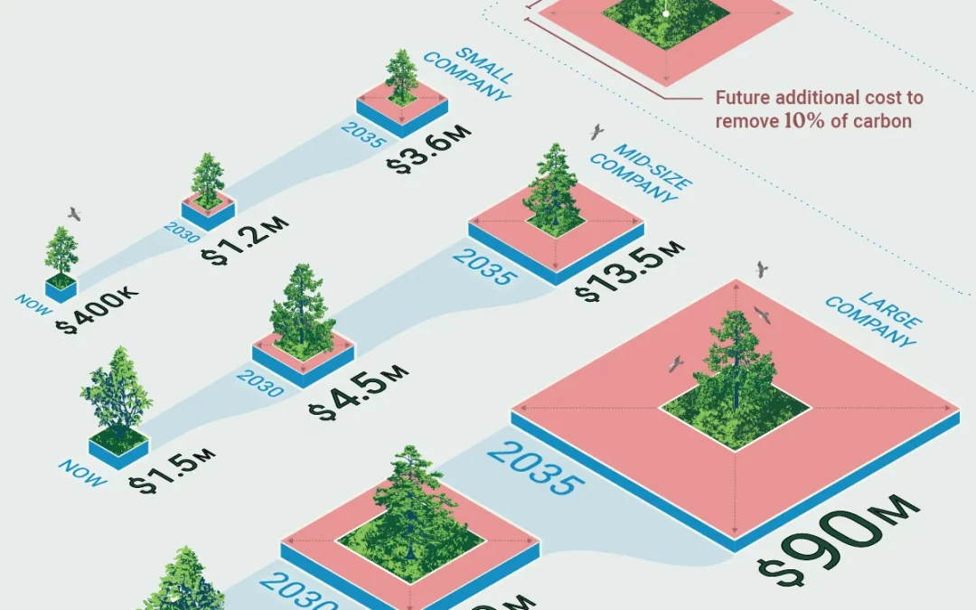 Visualized: Increasing Carbon Removal Costs