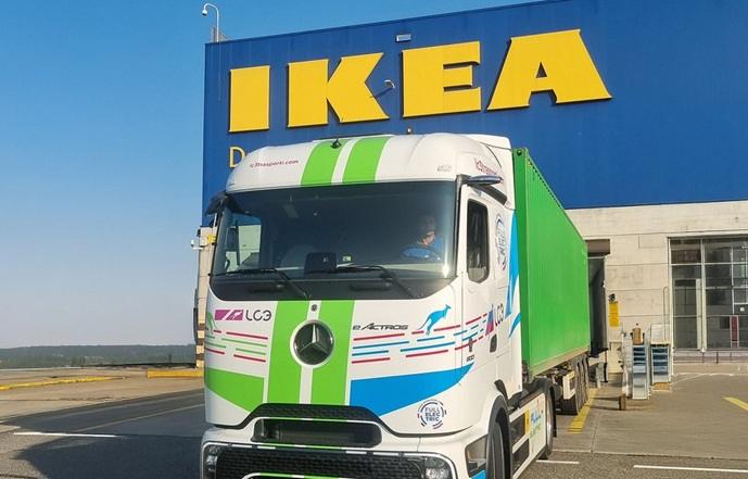 IKEA to Deploy Electric Heavy Duty Trucks to Decarbonize Shipping in Italy