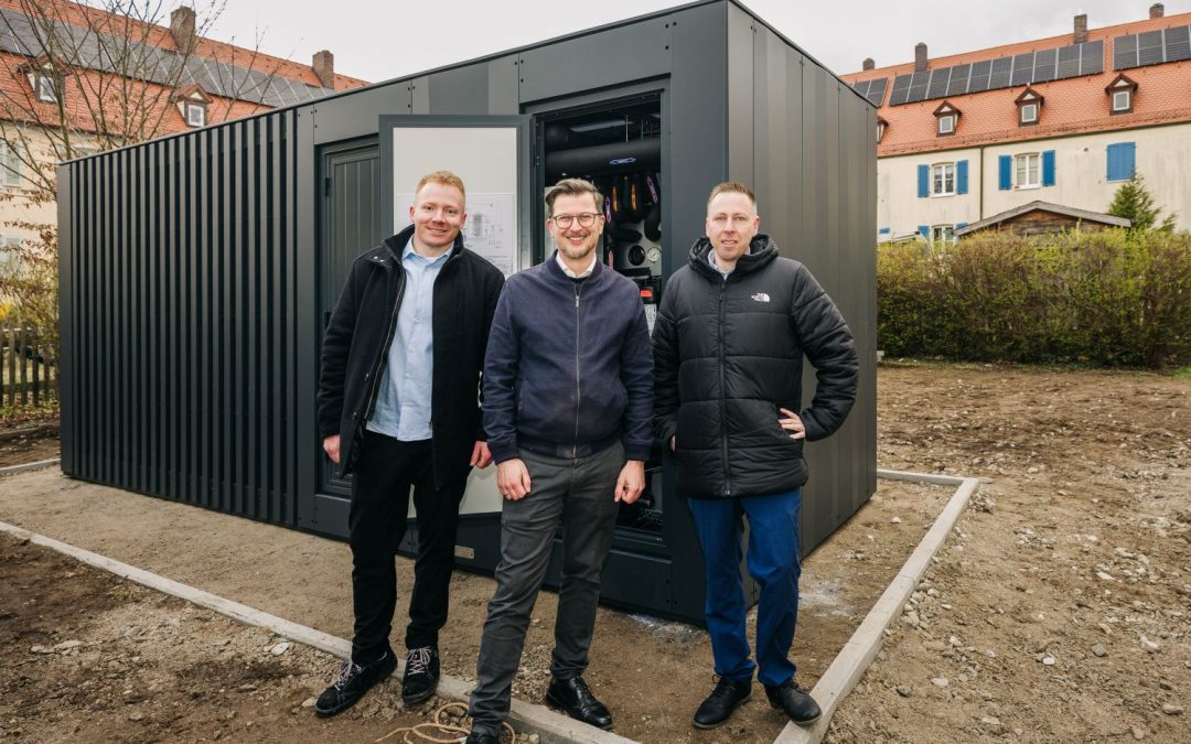 Wohnen: Die Energiewende im Kasten: Vonovia installiert ersten Wärmepumpen-Cube in Nürnberg