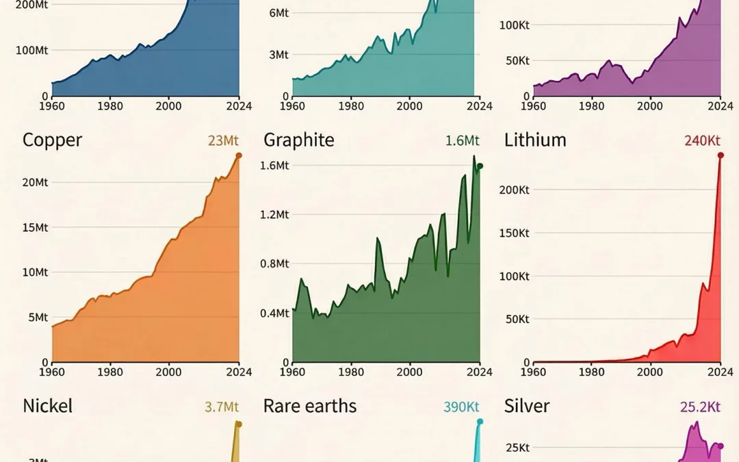 Charted: The Explosive Growth of Critical Minerals