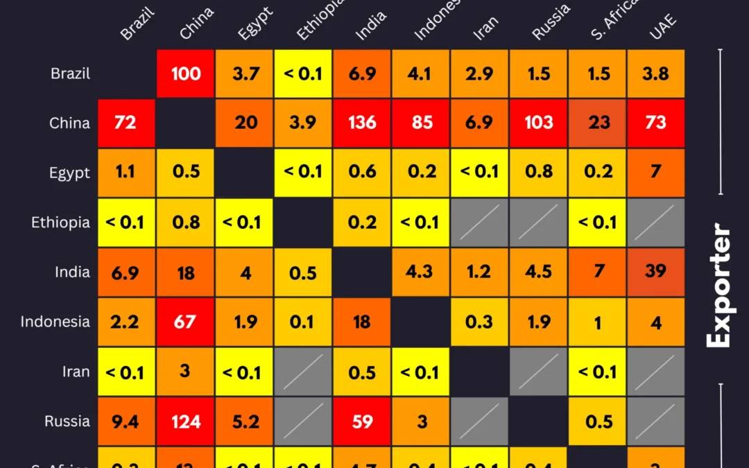 Which BRICS Countries Trade the Most With Each Other?