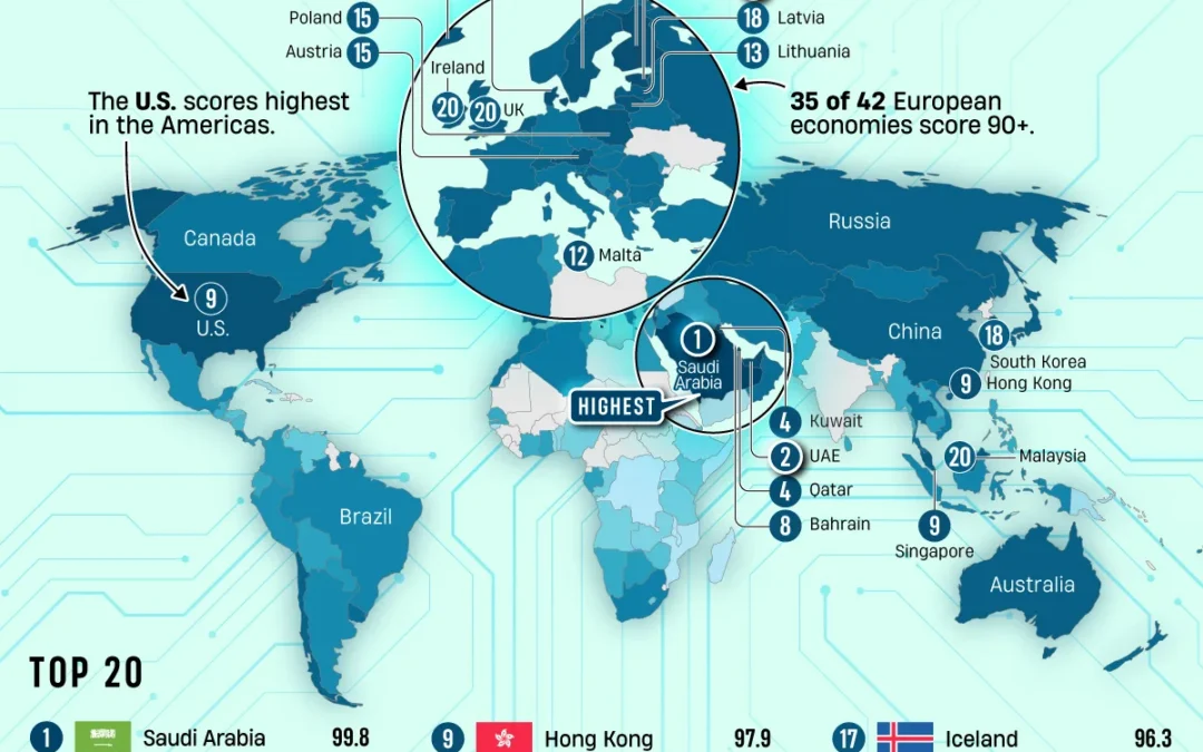 Mapped: The World’s Digital Leaders in 2026